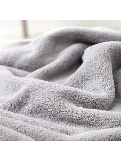 1pc Unisex Baby Animal Face Hooded Towel, Unique Animal Design Super Soft Newborn Bath Towel, Essential Baby Hooded Towel, Children Bathrobe For Bathroom Use