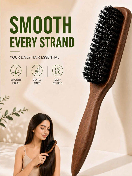 1pc Unscented Professional Hair Styling Comb/Beard Brush, Gradient Color Comb And Haircut Cleaning Brush, Smooth Care Tool, Suitable For Thick And Thin Hair, Applicable For National Day, Bathroom Use