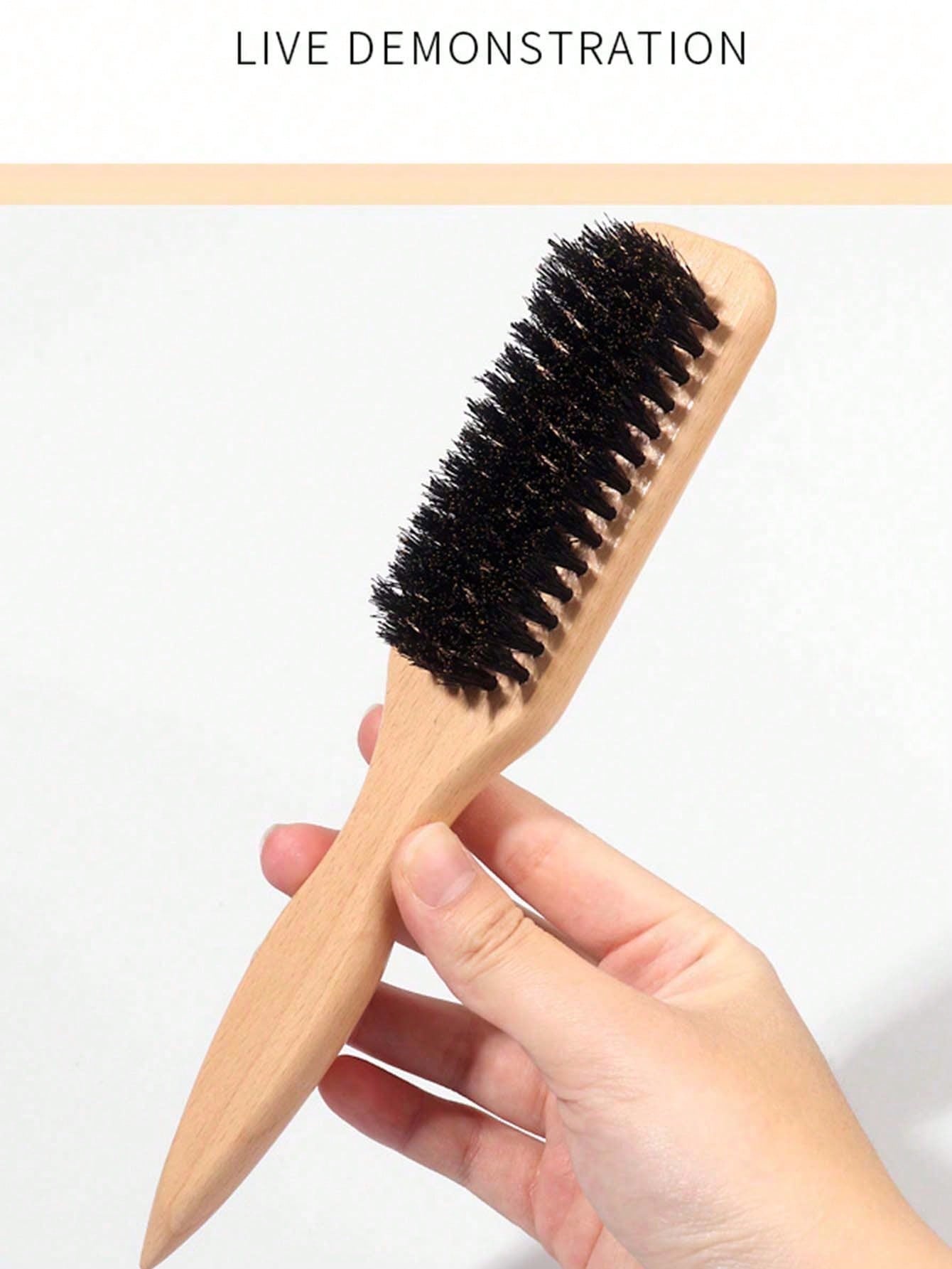 1pc Unscented Professional Hair Styling Comb/Beard Brush, Gradient Color Comb And Haircut Cleaning Brush, Smooth Care Tool, Suitable For Thick And Thin Hair, Applicable For National Day, Bathroom Use