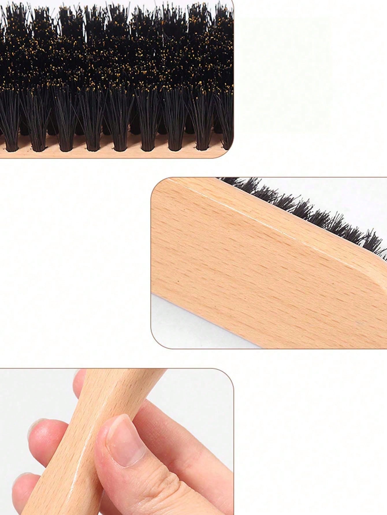 1pc Unscented Professional Hair Styling Comb/Beard Brush, Gradient Color Comb And Haircut Cleaning Brush, Smooth Care Tool, Suitable For Thick And Thin Hair, Applicable For National Day, Bathroom Use