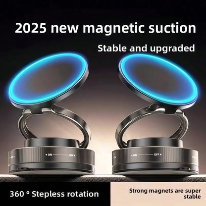 1pc Upgraded 360° Nano Gel Magnetic Car Phone Holder With Super Strong Suction, Compatible With MagSafe, Compatible With IPhone 17 16 15 14 13 12 Pro Max, Foldable & Extendable Holder For Car/Dashboar