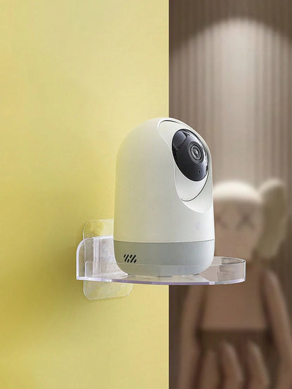 1pc Wall Mounted Shelf, No Drilling Required, Suitable For Placing Security Camera, Router, Set-Top Box, Also Can Be Used To Hold Other Small Items
