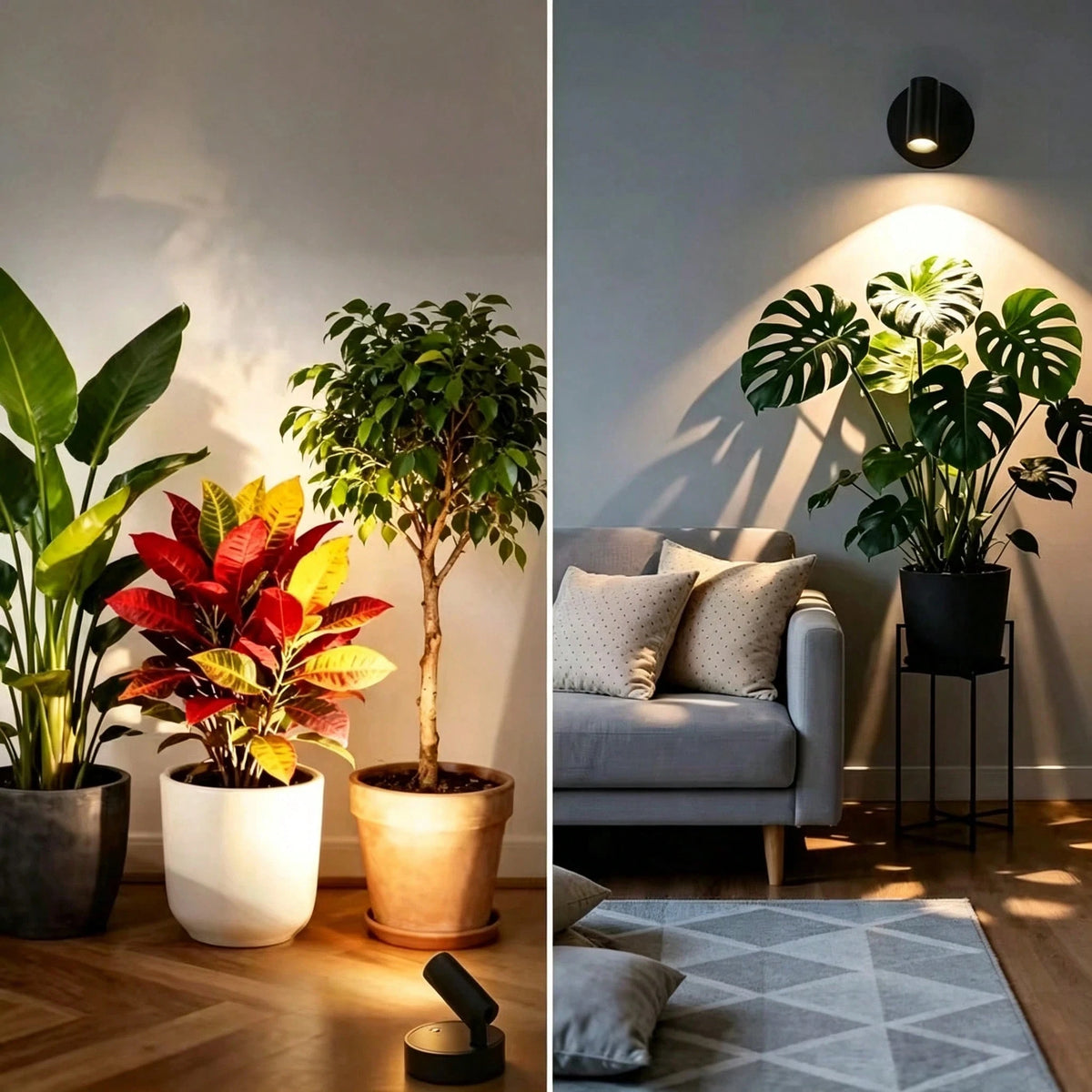 1pc Wireless Charging Magnetic Wall Lamp, Home Living Room Bedroom Bedside Light, No Drilling Required, Dimmable, Suitable For Indoor Artwork, Painting, Plant Lighting, Bedroom, Bedside Table And Entr