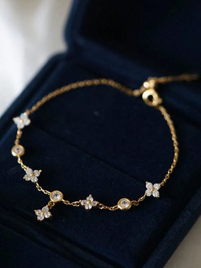1pc Women's Fashionable High-Quality Double-Layer English Heart Anklet, Waterproof Stainless Steel, No Fading, Suitable For Daily Wear, Parties, Gatherings, Beach