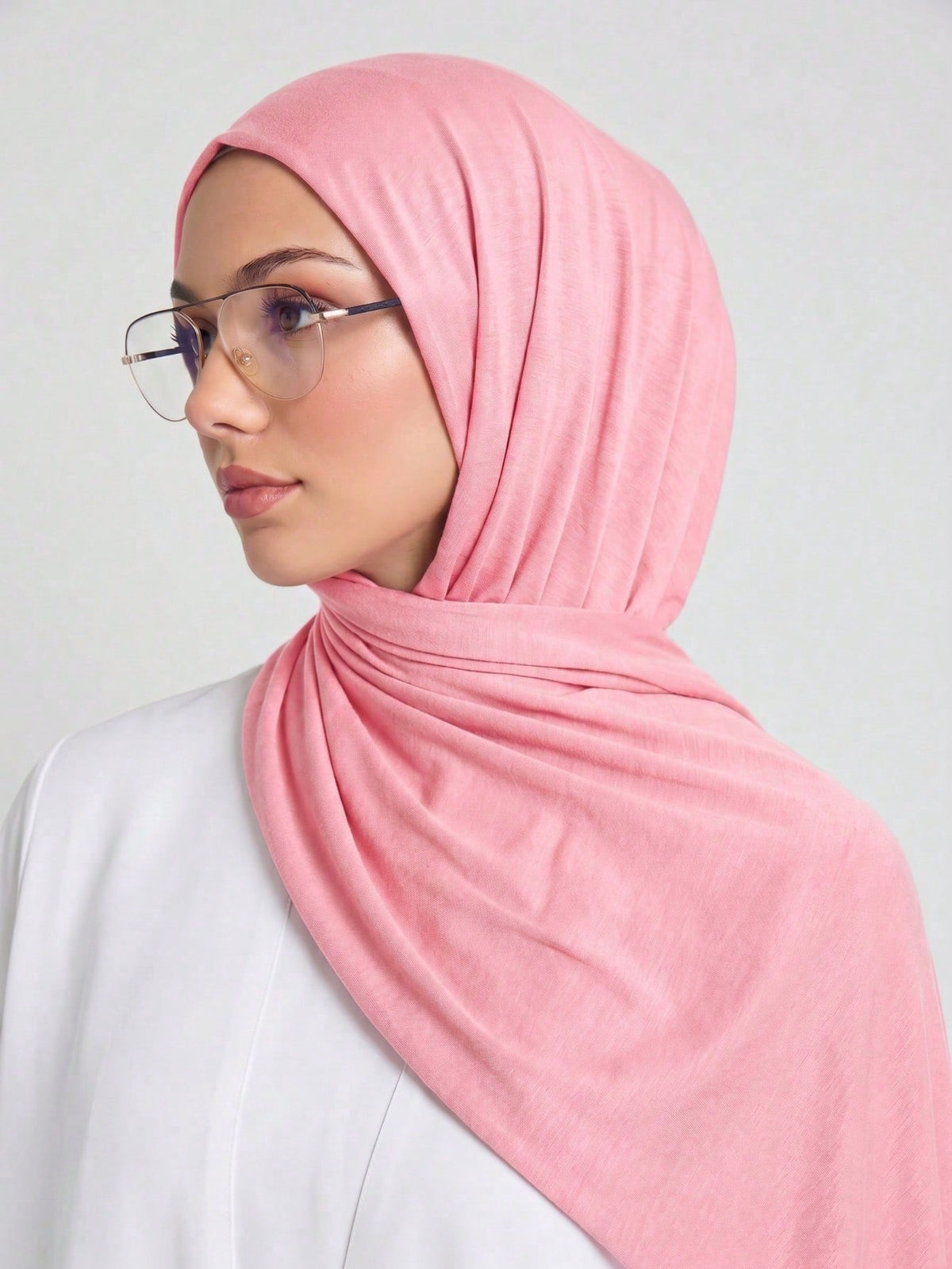 1PC Women's New Solid Color Large Size Hijab Headscarf Long Scarf Casual Soft