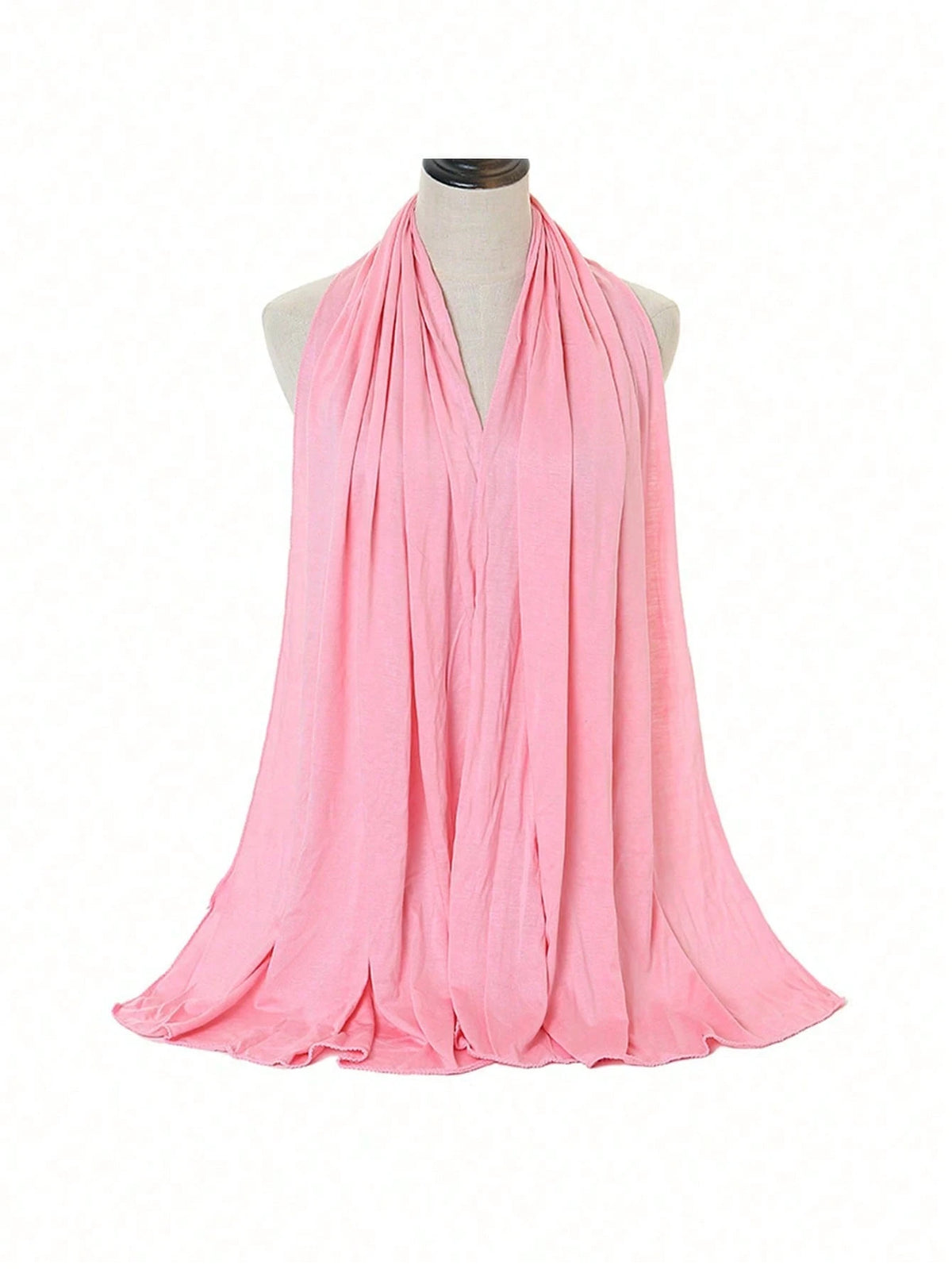 1PC Women's New Solid Color Large Size Hijab Headscarf Long Scarf Casual Soft