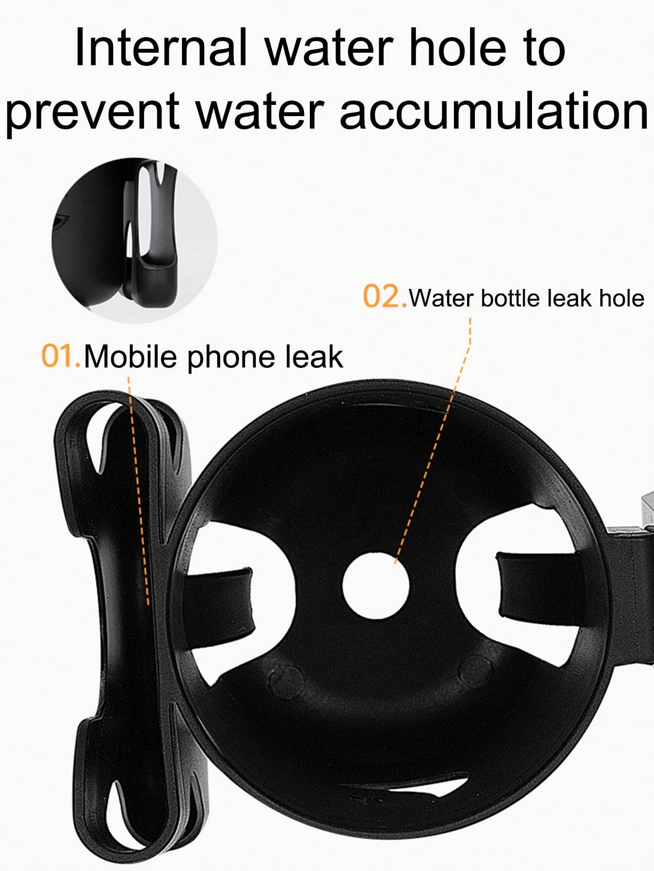 1pc2 In 1 Stroller Cup Holder With Phone Holder, Baby Stroller Cup Holder With Phone Holder For Universal Stroller And Water Bottle Cup Holder With Cut-Out Star And Moon Pattern