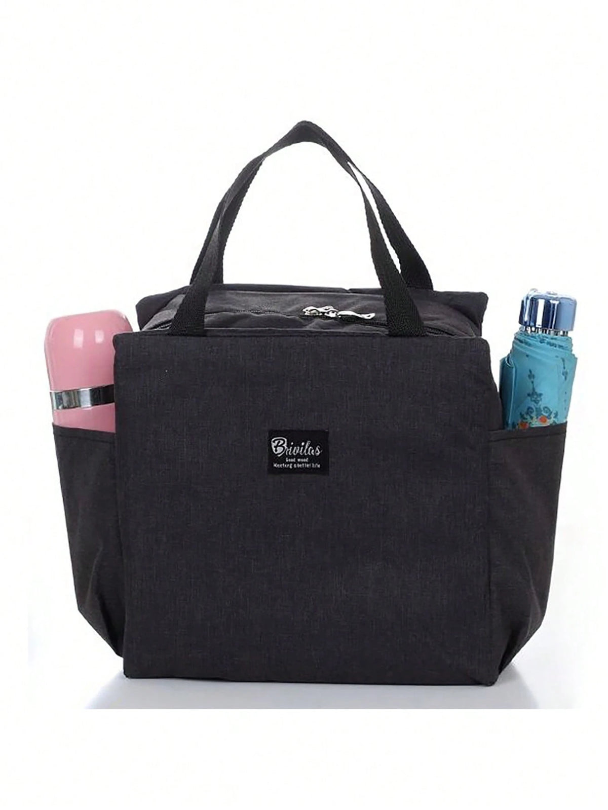 1pc, Waterproof Thermal Lunch Box Bag For Students And Office Workers- Perfect Travel Accessory And Kitchen Gadget For Healthy Meals On The Go
