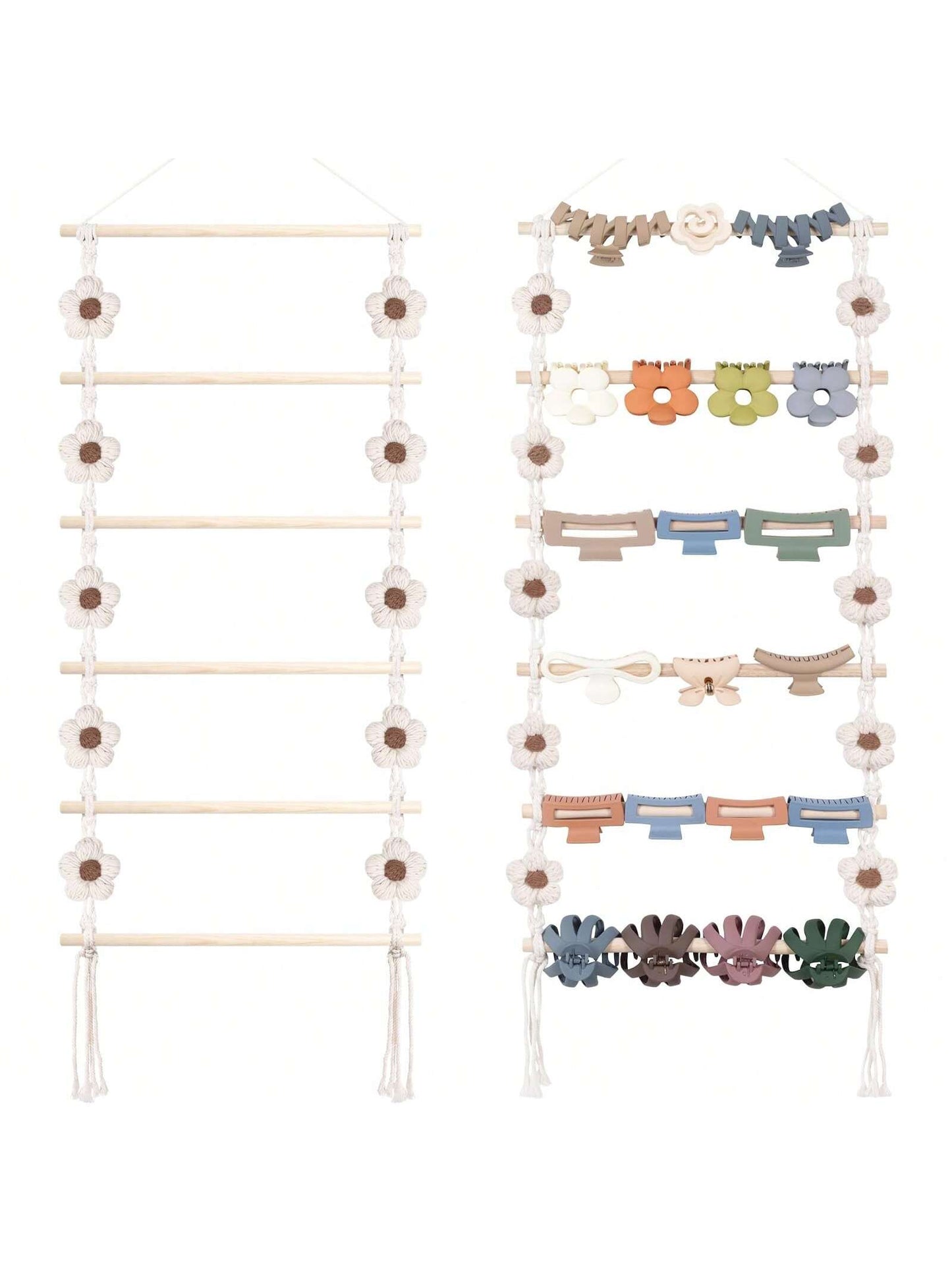 1pcs Hair Claw Clip Organizer,Hanging Hair Clip Holder And Storage For Women Girls,Claw Clip Hanger Home Decor For Wall,Door,Closet