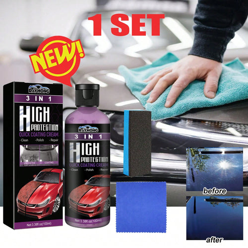 1SET Car Nano Repairing Spray High Protection Quick Car Coating Spray, Car Scratch Nano Repair Spray, Car Coating Fast Wax Polishing Spray, Plastic Refresher, Fast Fine Scratch Repair