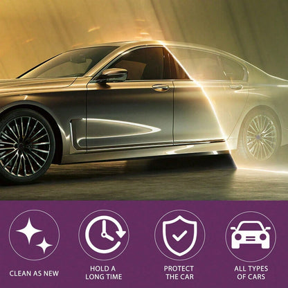 1SET Car Nano Repairing Spray High Protection Quick Car Coating Spray, Car Scratch Nano Repair Spray, Car Coating Fast Wax Polishing Spray, Plastic Refresher, Fast Fine Scratch Repair