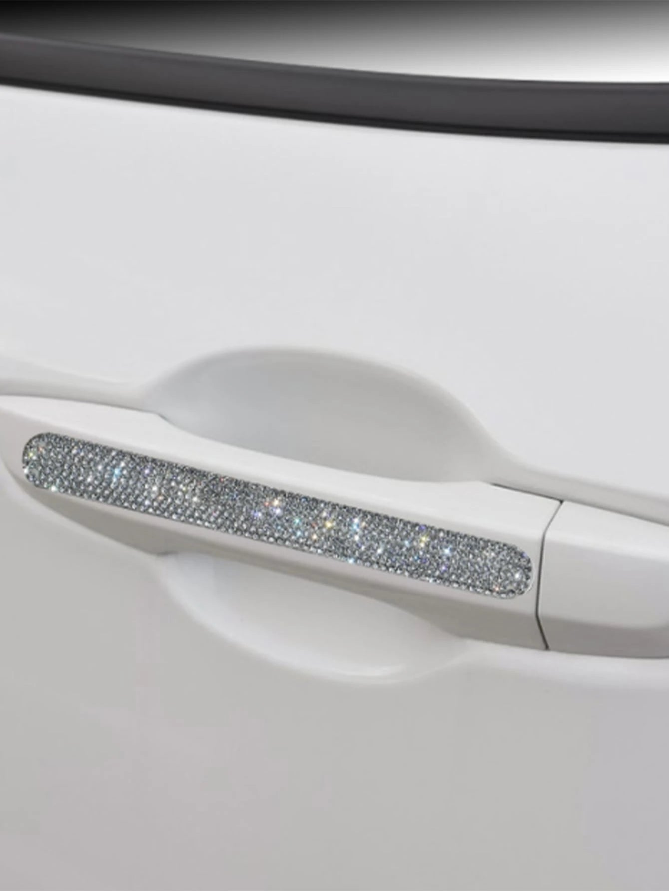 1sheet Glitter Car Door Handle Sticker