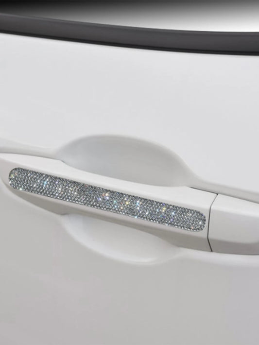 1sheet Glitter Car Door Handle Sticker