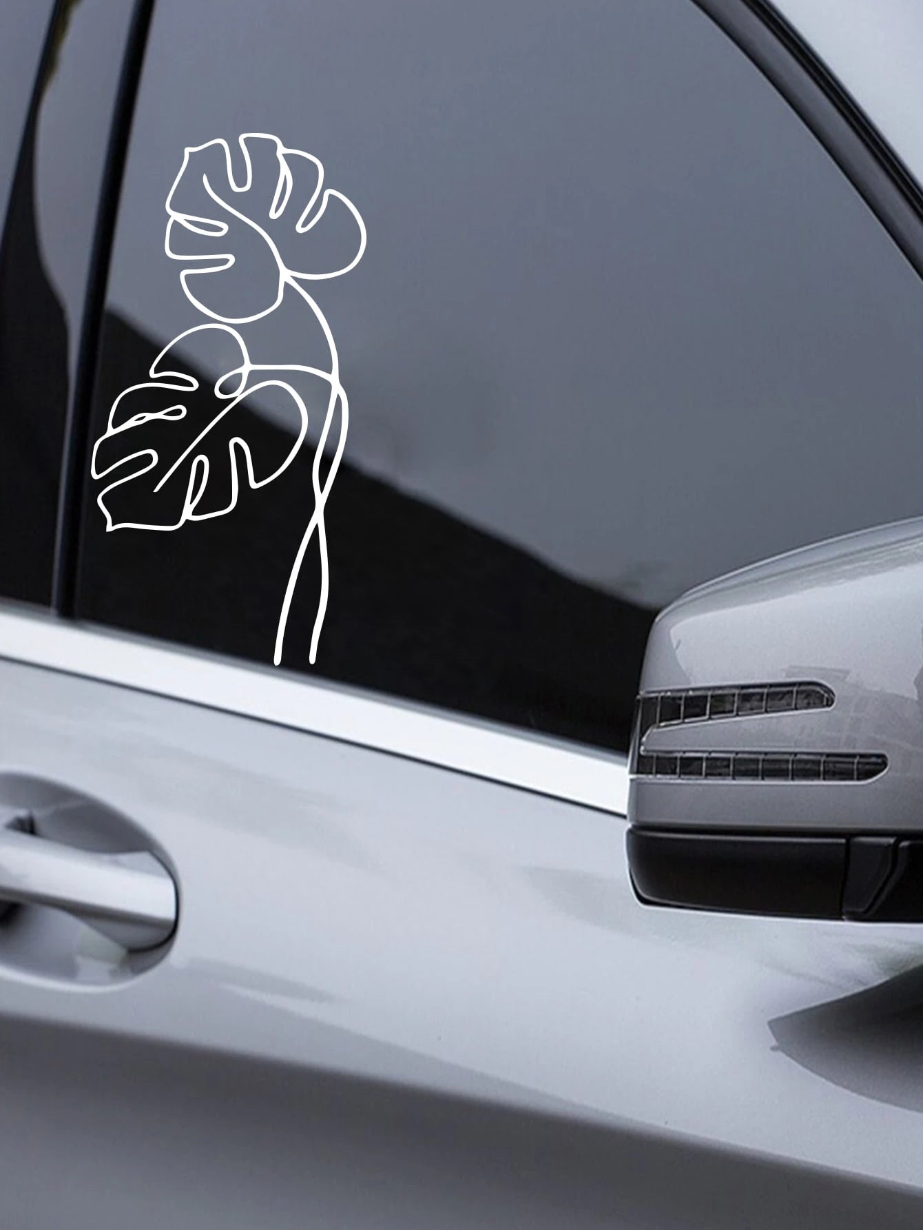 1sheet Leaf Pattern Car Sticker