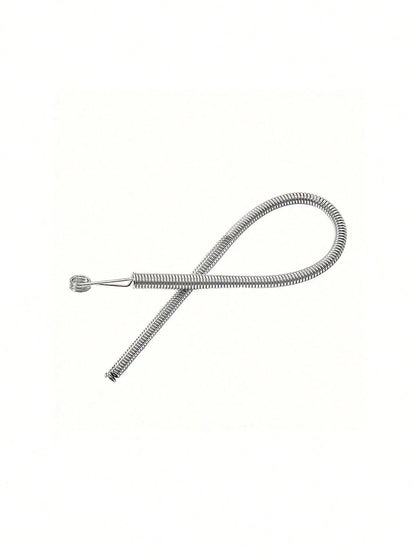 2/1pc Spring Elastic Drawstring Replacement Tool 2-In-1 Elastic Band Inserter, Suitable For Pants, Hoodies And Skirts Home Essential Set, Includes Waistband Drawstring Tool, No-Sew DIY Assistant Women