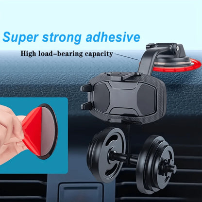 2/4/8pcs Car Dashboard Phone Holder Sticker- Strong Suction Cup Adhesive Base Suitable For GPS And Smartphones, Universal Car Accessories Dashboard Mounting Organization Set