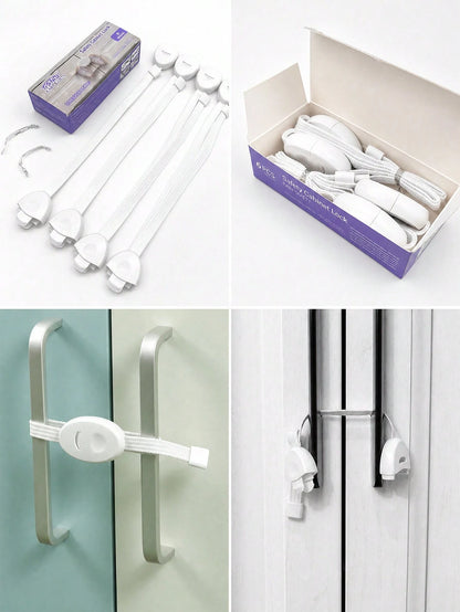 2/4pcs Baby Safety Protection Lock Cabinet Door Lock