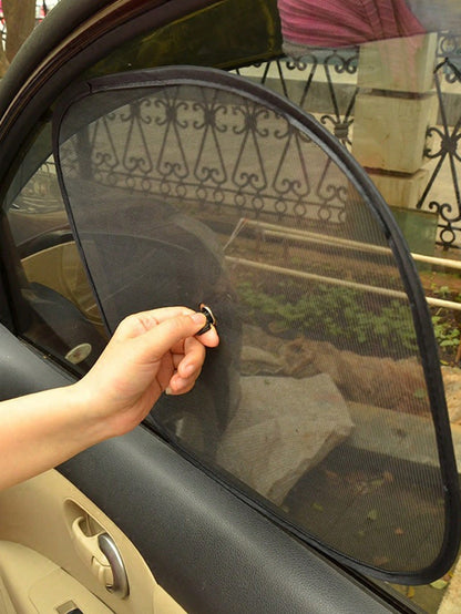2/4pcs Car Suction Cup Sun Shade, Car Window Sun Shade, Sun Protection Heat Insulation Side Window Sun Shade, Windshield Sun Shield Car Window Shade Windshield Sunshade Car Shade For Window