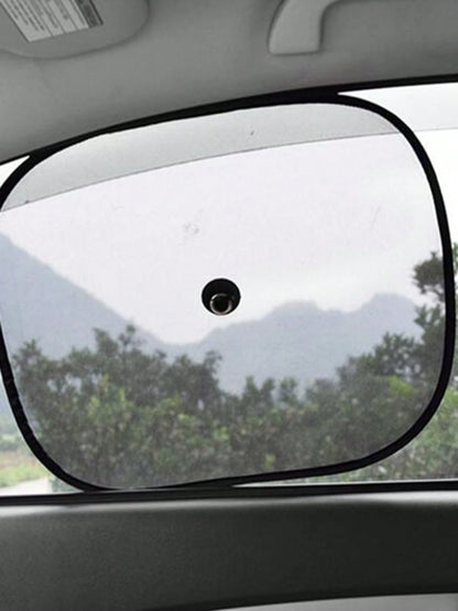 2/4pcs Car Suction Cup Sun Shade, Car Window Sun Shade, Sun Protection Heat Insulation Side Window Sun Shade, Windshield Sun Shield Car Window Shade Windshield Sunshade Car Shade For Window