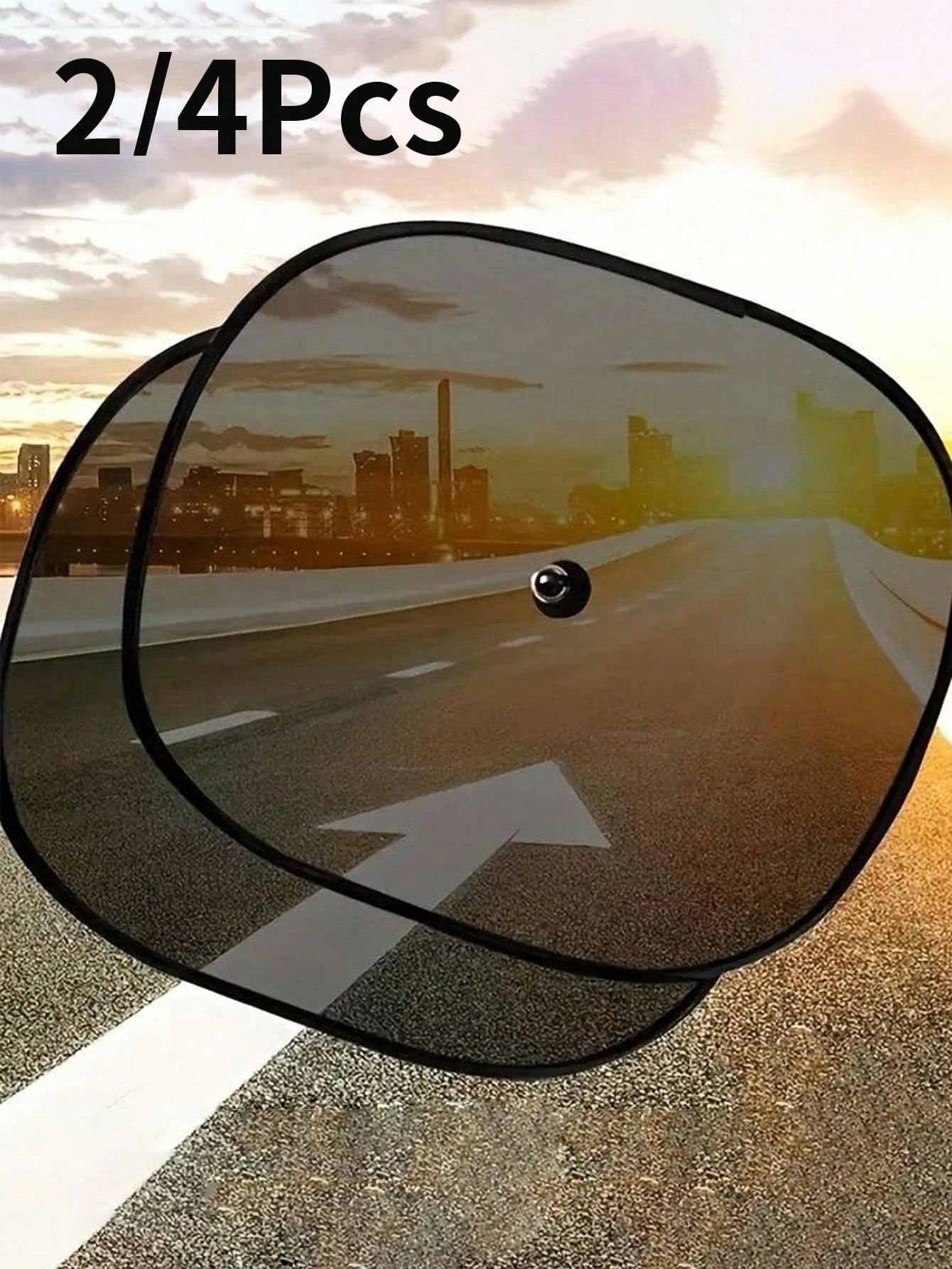 2/4pcs Car Suction Cup Sun Shade, Car Window Sun Shade, Sun Protection Heat Insulation Side Window Sun Shade, Windshield Sun Shield Car Window Shade Windshield Sunshade Car Shade For Window