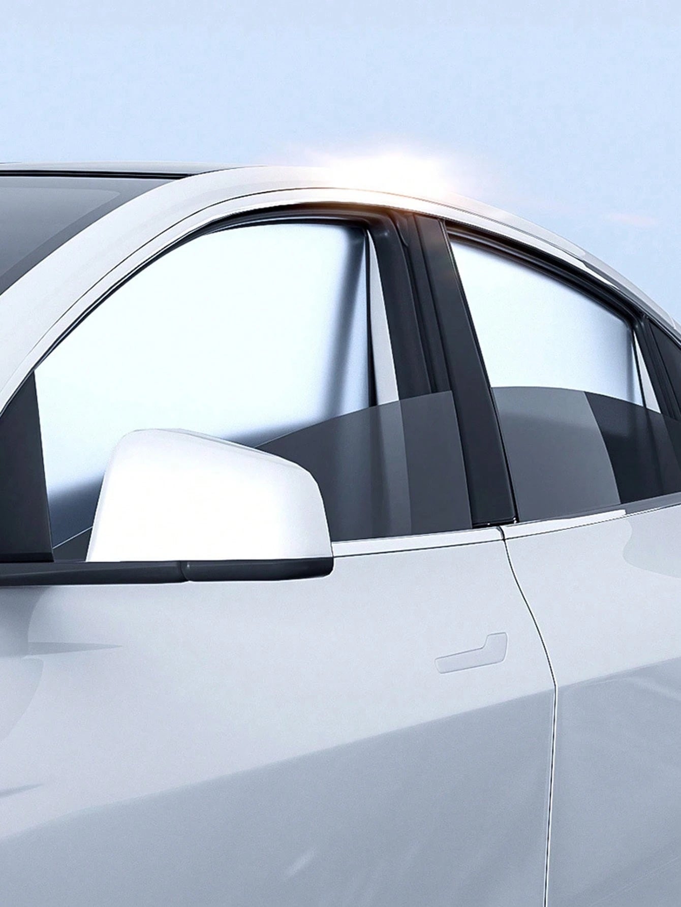 2/4Pcs Magnetic Car Window Sunshade Set, Foldable Side Window Sun Shade, Easy Install Privacy Cover, Light Blocking Sunshade For Front Rear Window, Fits Most Cars, Summer Car Accessories Gift