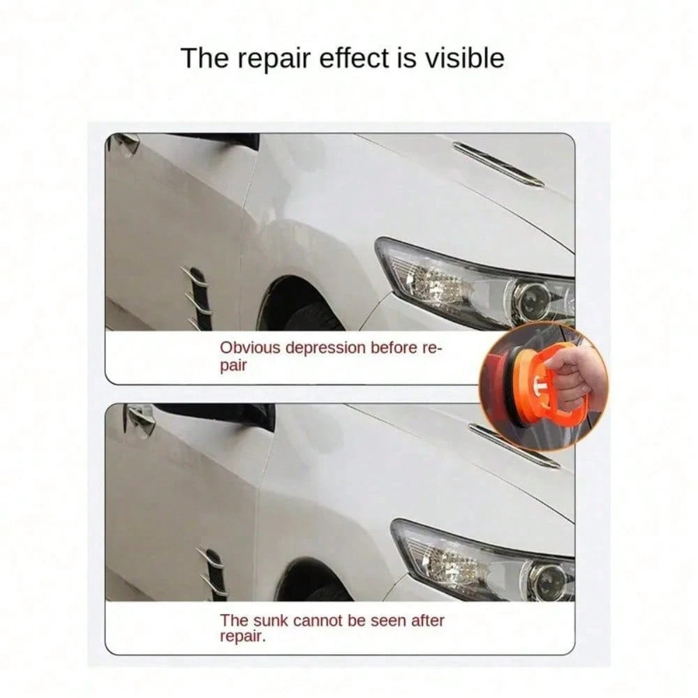 2/4PCs Mini Car Dent Repair Universal Puller Suction Cup Bodywork Panel Sucker Remover Tool Heavy-Duty Rubber For Glass Metal