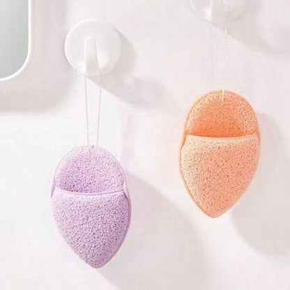 2/5/10pcs Reusable Deep Cleansing Exfoliating Facial Sponges, Makeup Deep Cleansing, Multiple Colors And Shapes, Effectively Removes Blackheads And Deep Dirt, Suitable For Makeup And Skincare, Expands