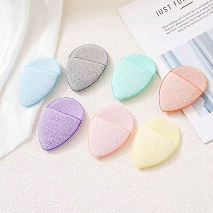 2/5/10pcs Reusable Deep Cleansing Exfoliating Facial Sponges, Makeup Deep Cleansing, Multiple Colors And Shapes, Effectively Removes Blackheads And Deep Dirt, Suitable For Makeup And Skincare, Expands