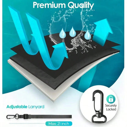 2 Waterproof Phone Pockets, Suitable For IPhone 16, 15, 14, 13, 12, 11 Pro Max And Models Under 7 Inches