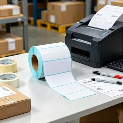 2000/1000 Sheets/Solid Color Labels, Versatile Self-Adhesive Labels, 70*20 Mm, Suitable For Office And School Student Labels, Barcode Printing Paper, Random Mixed Packaging, School Supplies, Back-To-S