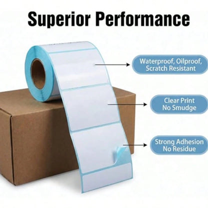 2000/1000 Sheets/Solid Color Labels, Versatile Self-Adhesive Labels, 70*20 Mm, Suitable For Office And School Student Labels, Barcode Printing Paper, Random Mixed Packaging, School Supplies, Back-To-S