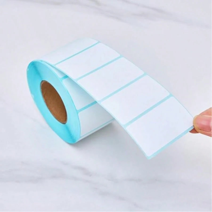 2000/1000 Sheets/Solid Color Labels, Versatile Self-Adhesive Labels, 70*20 Mm, Suitable For Office And School Student Labels, Barcode Printing Paper, Random Mixed Packaging, School Supplies, Back-To-S