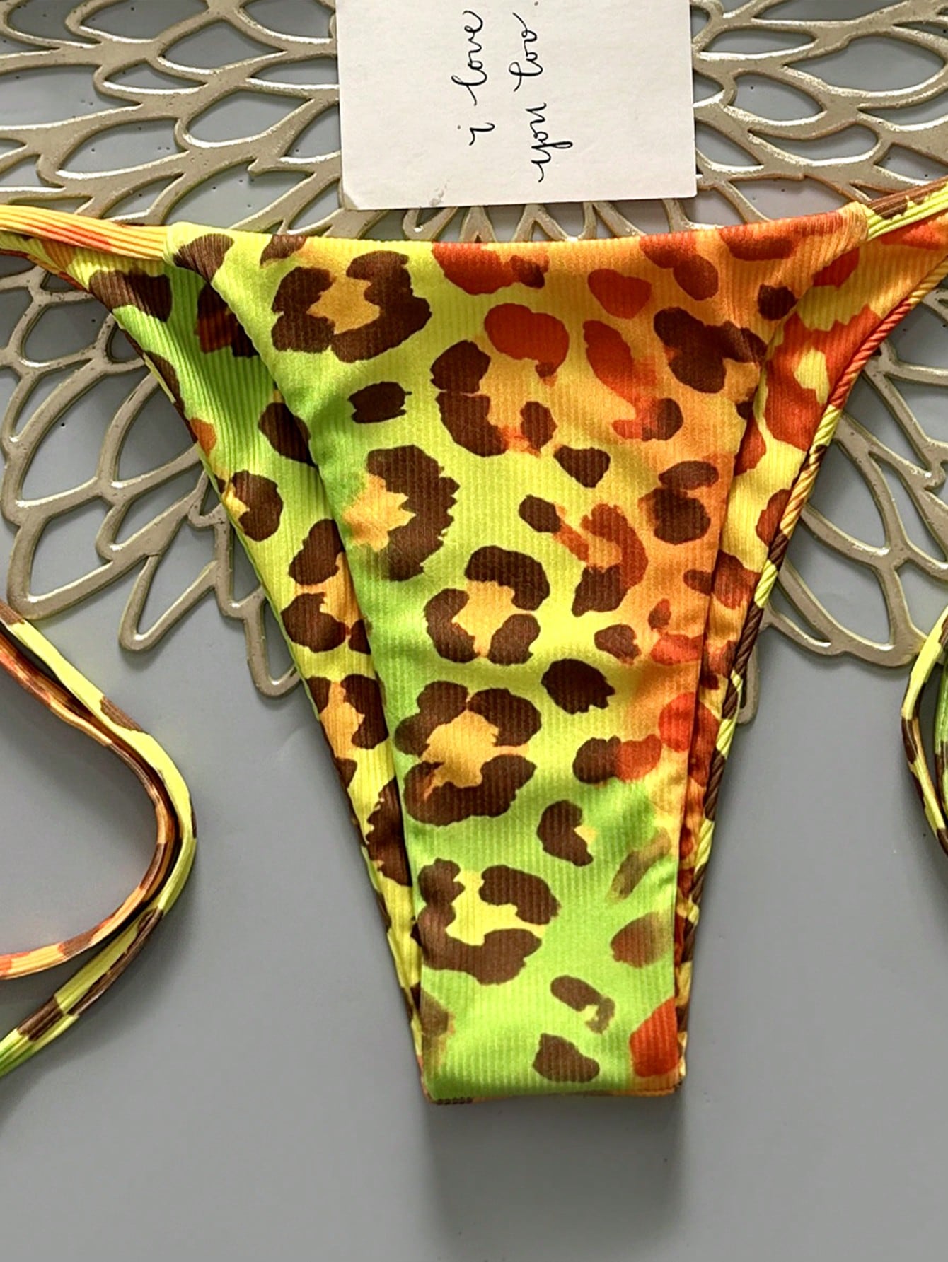 2025 Women's Sexy Leopard Print Bikini 2-Piece Swimwear Vacation Beach Summer