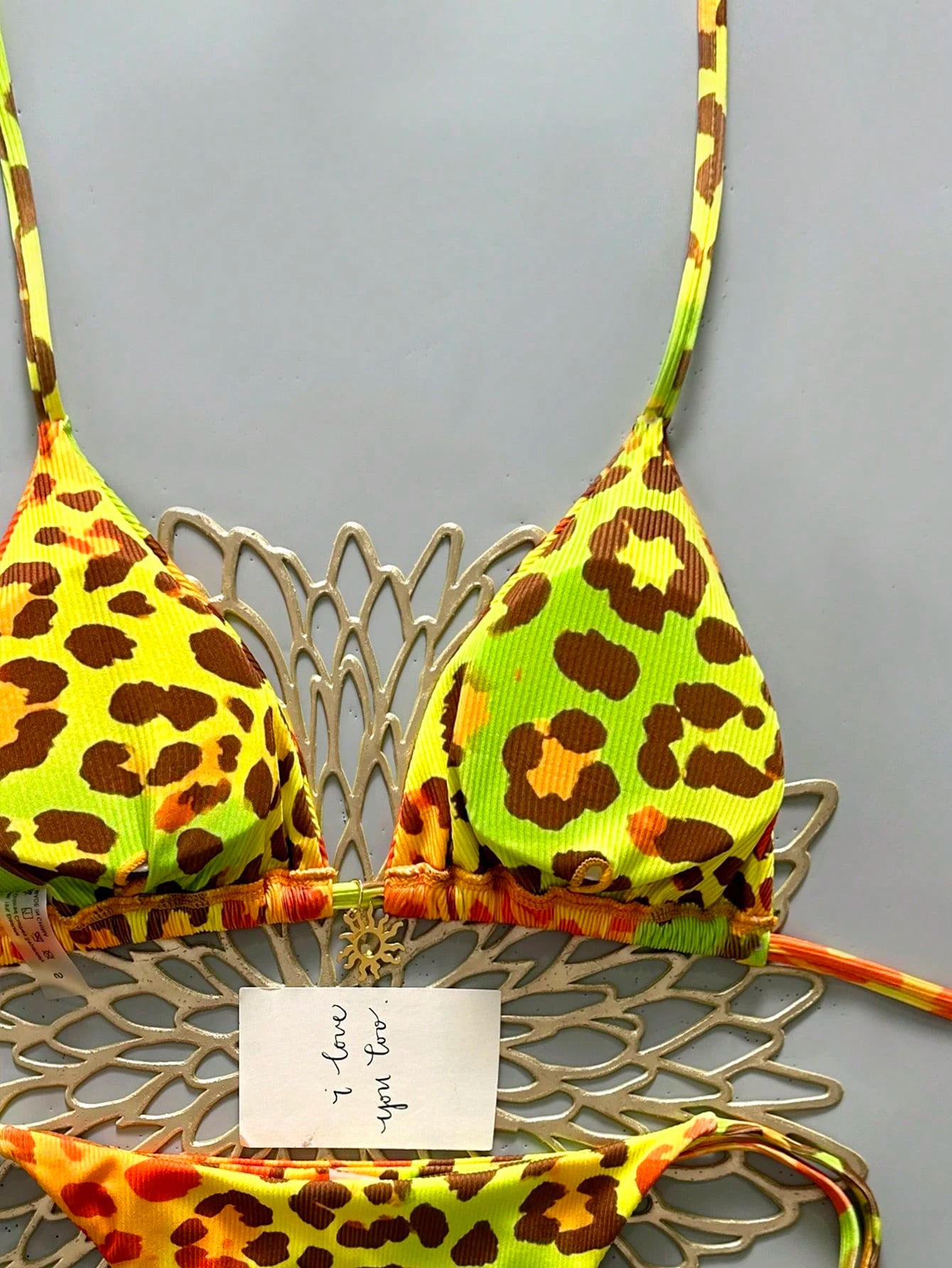 2025 Women's Sexy Leopard Print Bikini 2-Piece Swimwear Vacation Beach Summer