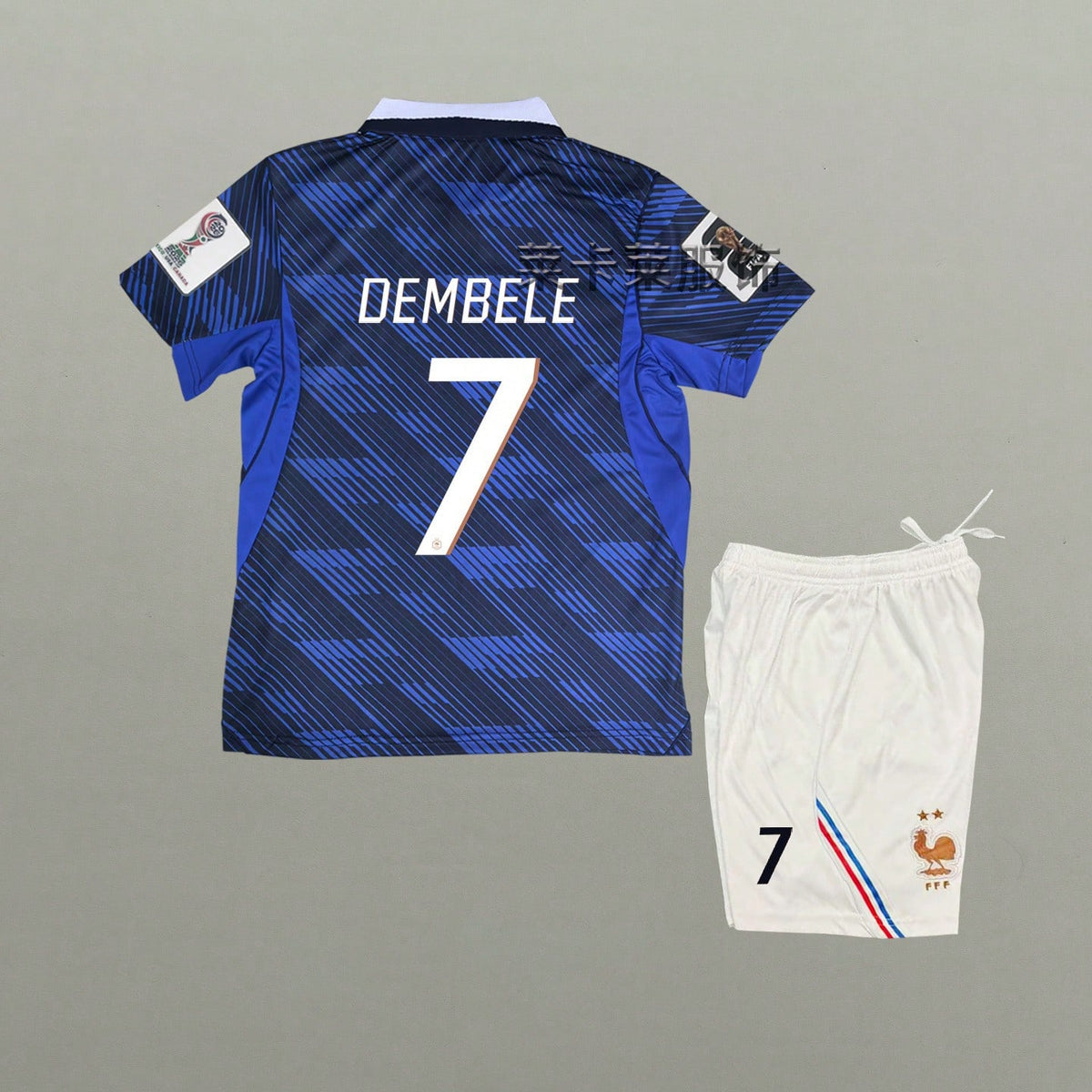 2026 France National-Canada-Mexico World Cup Home And Away Dembélé Olise Short-Sleeve Kit Jersey
