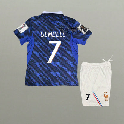 2026 France National-Canada-Mexico World Cup Home And Away Dembélé Olise Short-Sleeve Kit Jersey