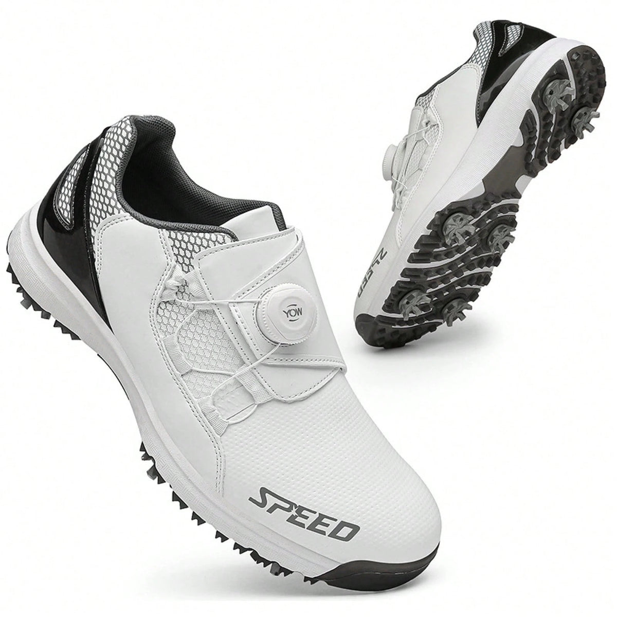 2026 New Shoes Men And Women, Breathable Automatic Rotating Lace-Up Casual Shoes, Couple's Fixed-Studded Sports Shoes Men And Women. Sneakers Men