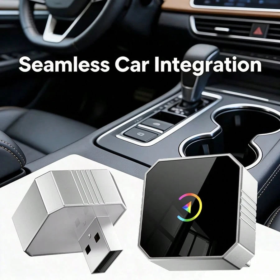 2026 Wireless CarPlay Adapter, Wired Android Auto To Wireless USB Adapter, Car Smart System Wireless Adapter, Smart Mini AI Box, No Battery Required