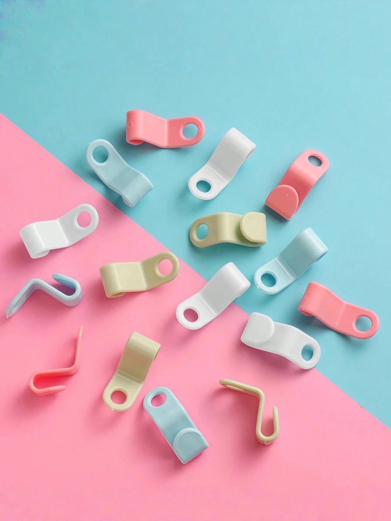 20pcs/40pcs Hanger Connector Hooks, Thickened PP Closet Stacking Hooks, Hanger Connecting Clips, Space-Saving Closet Organization And Storage