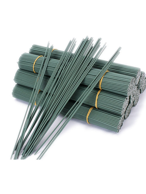 20Pcs/50Pcs/100Pcs Flexible Iron Wire Stick For Plants Climbing Support Adjustable Garden Trellis Holders Twineable And Shaping Plant Supports Multi-Use Floral Stems For Artificial Flower Stems Super