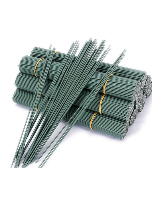 20Pcs/50Pcs/100Pcs Flexible Iron Wire Stick For Plants Climbing Support Adjustable Garden Trellis Holders Twineable And Shaping Plant Supports Multi-Use Floral Stems For Artificial Flower Stems Super