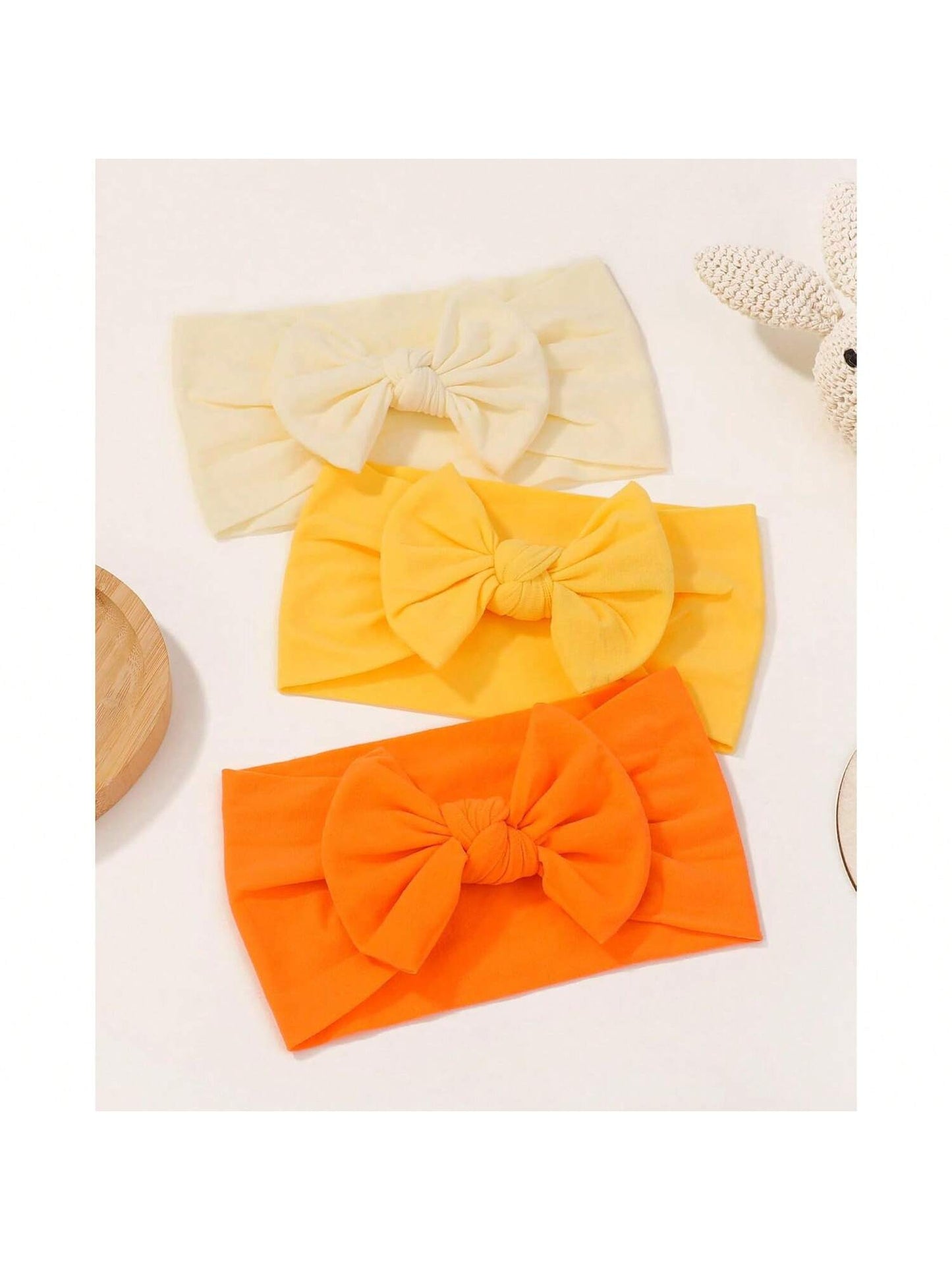 20pcs Baby Girls Nylon Headbands Turban Hair Bows Hair Band Elastic Hair Accessories For Kids Toddlers Infants Newborn