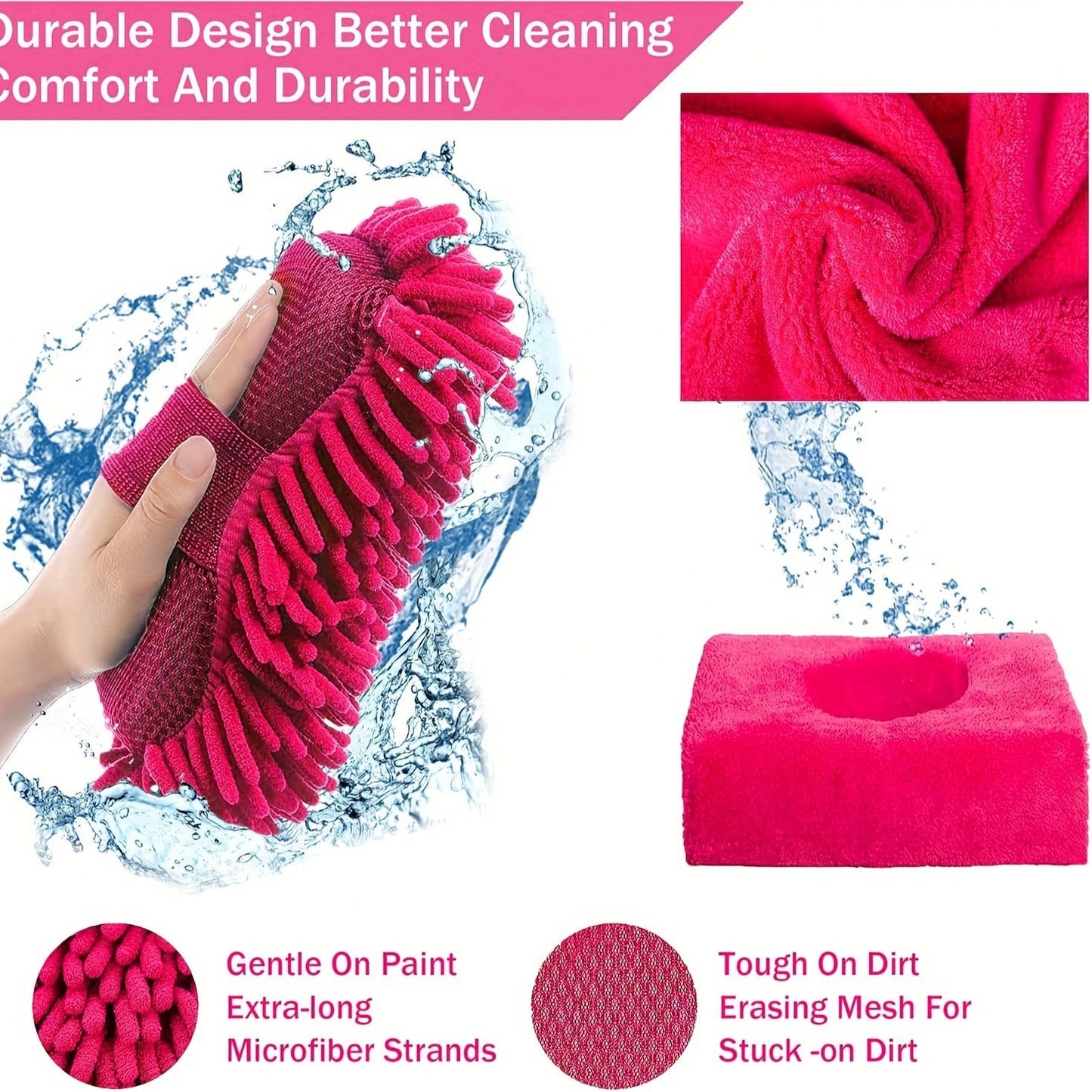 22Pcs Car Wash Cleaning Tools Kit Car Detailing Set With Blue Canvas Bag Collapsible Bucket Wash Mitt Sponge Towels Tire Brush Window Scraper Duster Complete Interior Car Care Kit