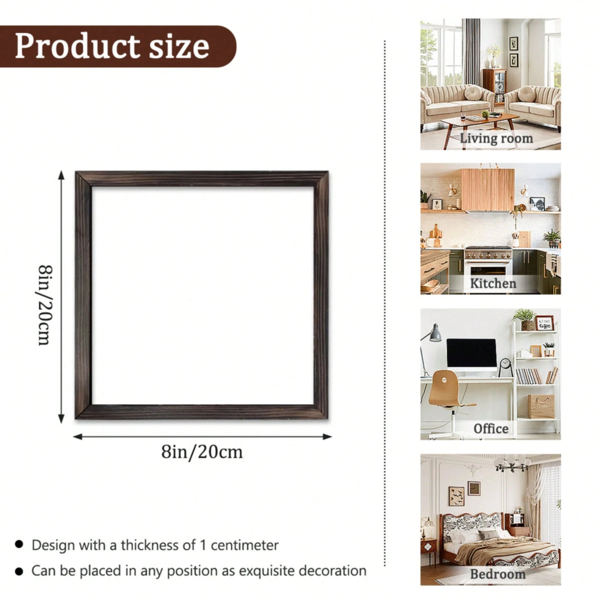 2D Flat Decorative Painting, 1 Piece, Classic Bubble Bath Black Cat Wooden Frame Wall Hanging, Suitable For Bathroom, Bedroom, Living Room, Spa, And Pet Lover's Home Desktop Decoration, Size 8x8 Inche