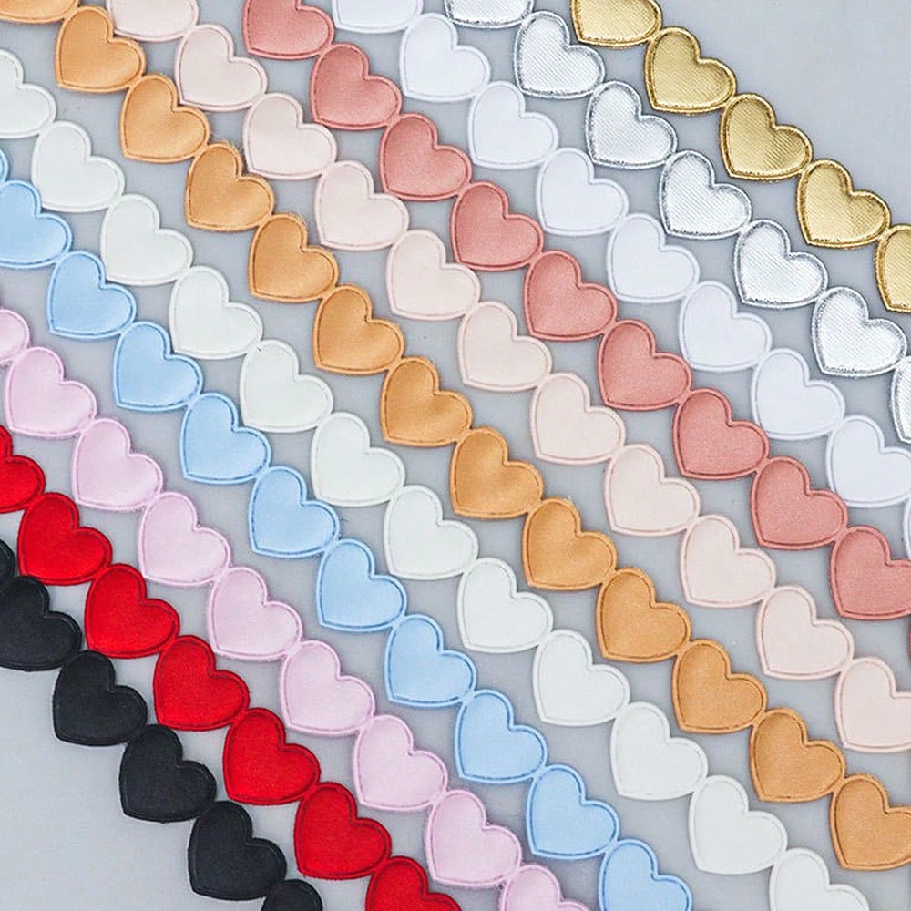 2m Heart Hollow Ribbon, 3 Colors Red White Pink, Valentine's Day Gift Wrapping Wedding DIY Handmade