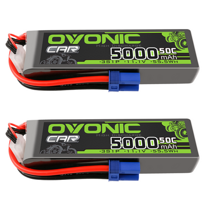 2×Ovonic 5000mAh 3S 50C LiPo Battery 1
