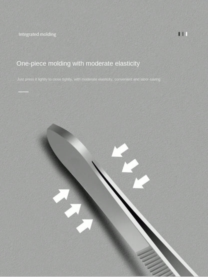 2pcs/1pc Stainless Steel Slanted Eyebrow Tweezers, Eyebrow Scissors, Eyebrow Trimming Scissors Set, For Eyebrow Shaping, Also For Removing Fine Hair, Professional Makeup Beauty Tools, Suitable For Tra