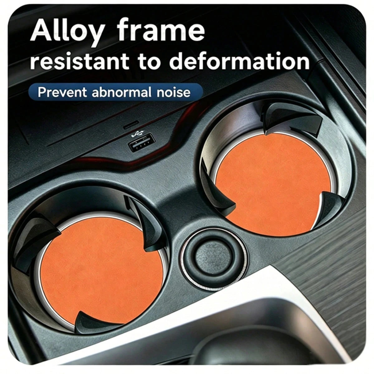 2pcs Car Accessories Black/Grey/Beige/Brown Car Cup Holder Mat Creative Water Cup Mat Multifunctional Car Cup Holder Storage Mat Suitable For Car Interior Cup Holder Indoor Table Cup Mat