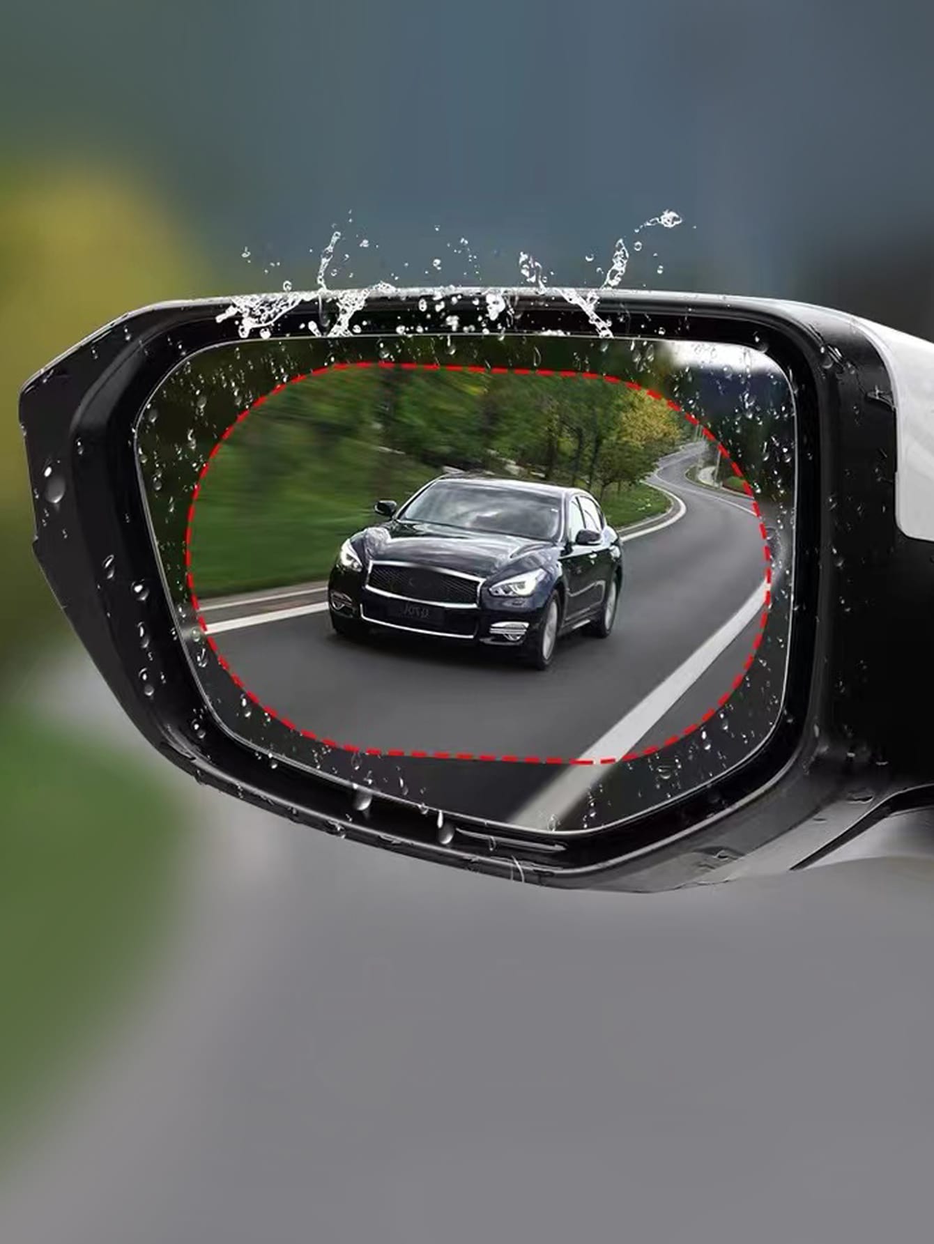 2pcs Car Rearview Mirror Rainproof Film