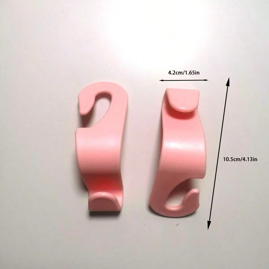 2pcs Car Seat Back Multi-Function Hooks